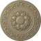 Ekena Millwork Sydney Ceiling Medallion (Fits Canopies up to 5 3/4"), Hand-Painted Gobi Desert, 27 3/4"OD x 2"P CM27SYGDF - alternate 1